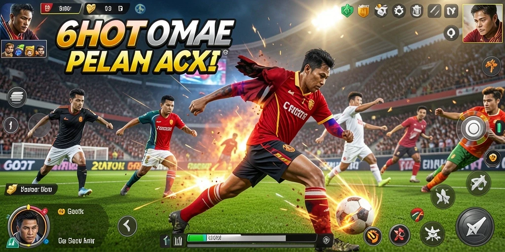 Gameplay seru dalam 62HOT menampilkan berbagai cabang olahraga.
