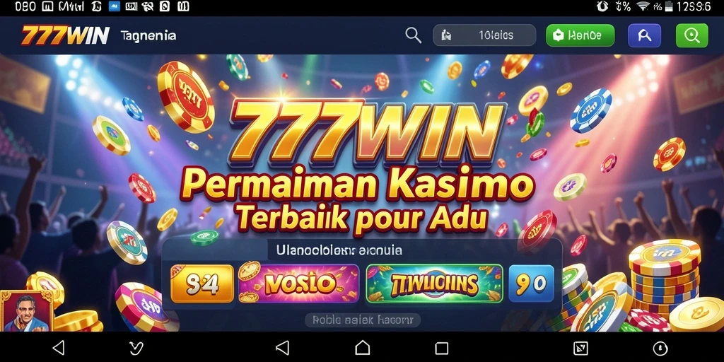 Tampilan gameplay mendebarkan dalam 777WIN yang menyajikan aksi Kasino.