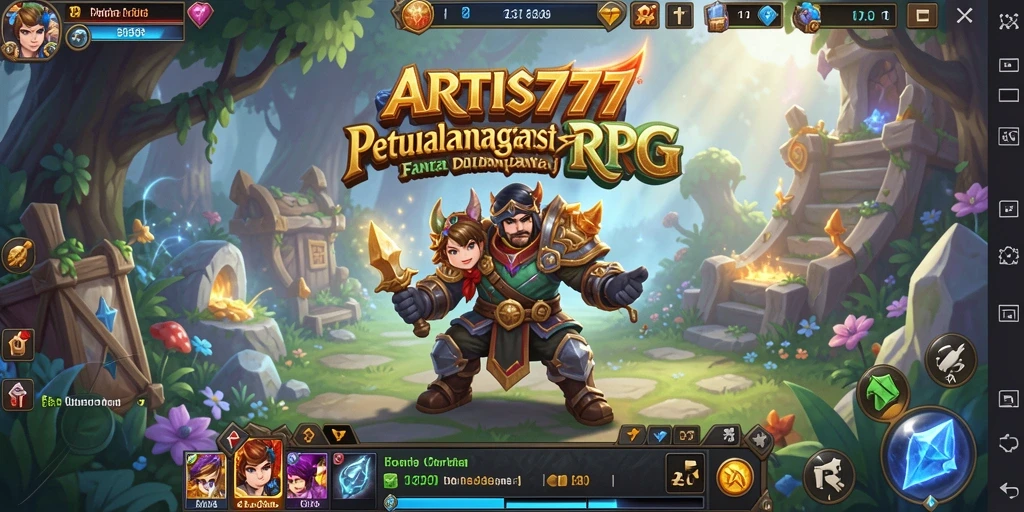 Tampilan gameplay menegangkan dari ARTIS777 dengan petualangan epik.