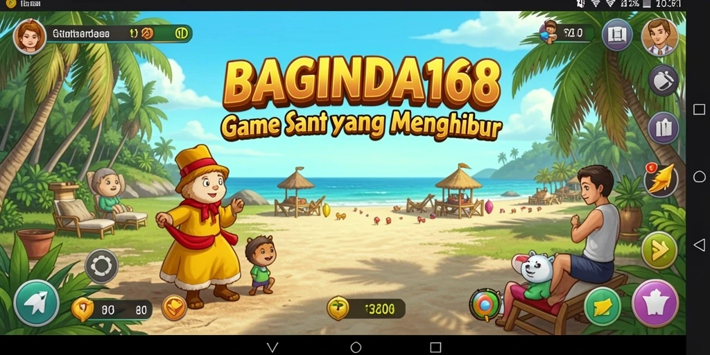 Tangkapan layar permainan BAGINDA168 dengan gameplay yang ceria dan menyenangkan.