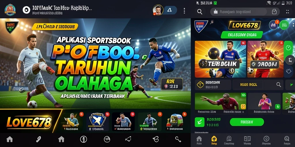 Tampilan utama gameplay LOVE678 dengan fitur taruhan olahraga.