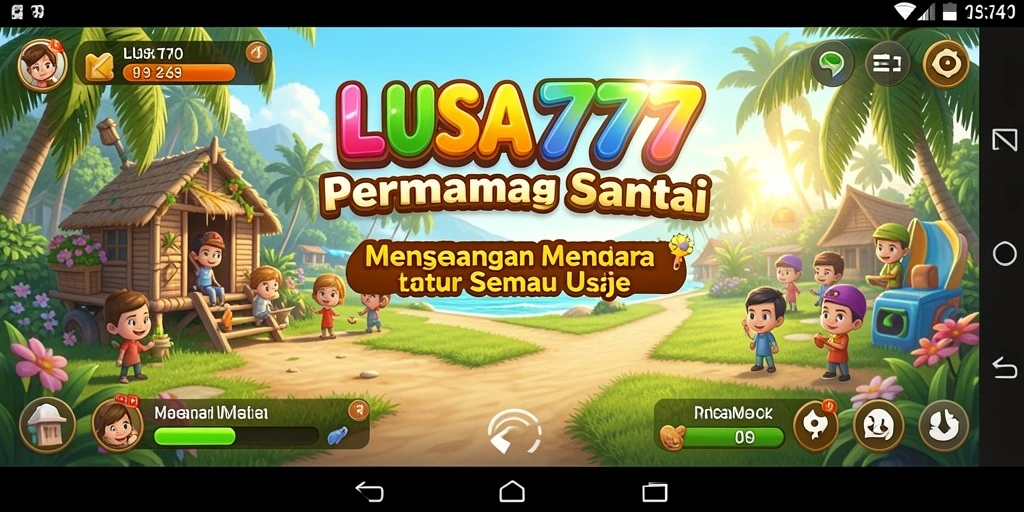 Tampilan gameplay seru dan menarik di LUSA777.
