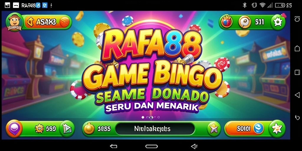 Tampilan gameplay RAFA88 yang seru dan penuh warna.