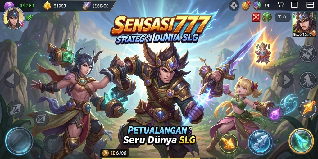 Tampilan screenshot SENSASI777 menunjukkan aksi pertempuran yang mendebarkan.