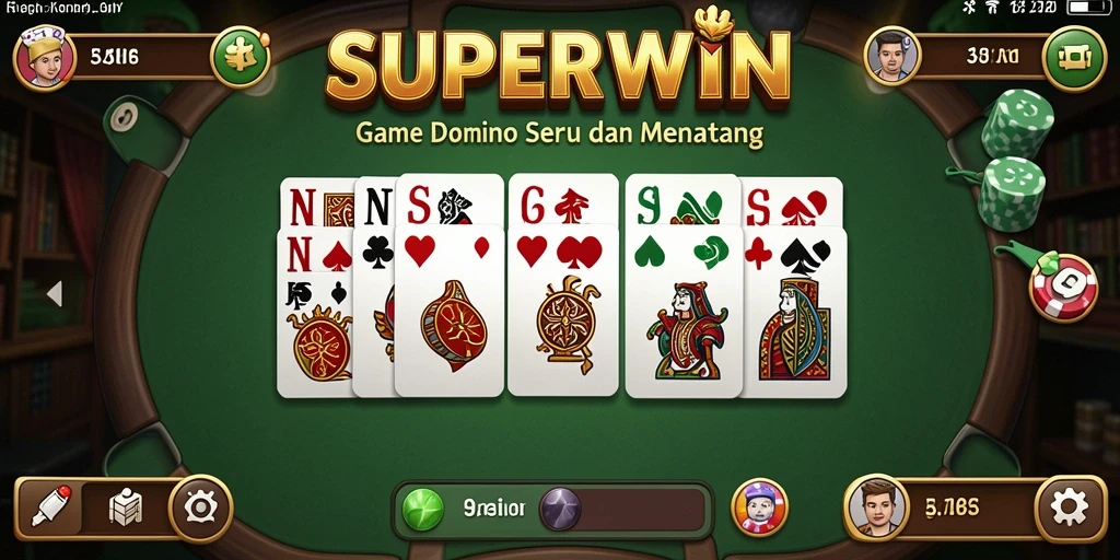Tampilan gameplay SUPERWIN yang menarik dan interaktif.
