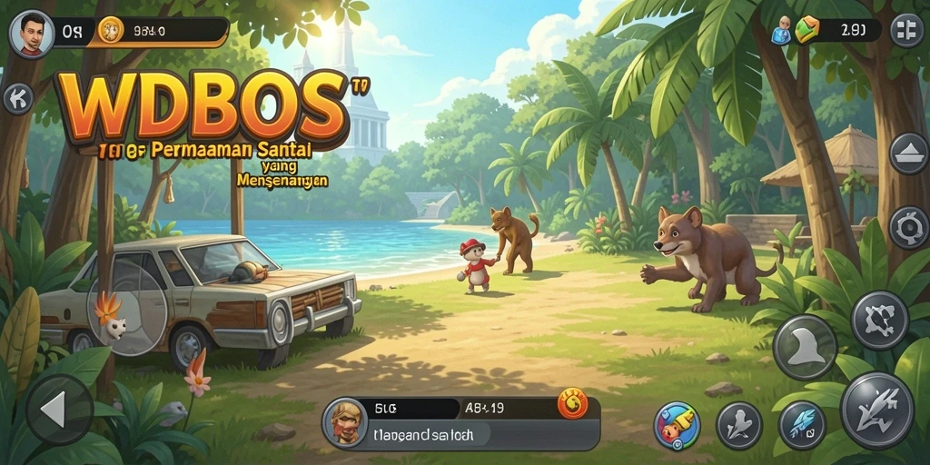 Screenshot gameplay WDBOS yang menampilkan keseruan bermain.